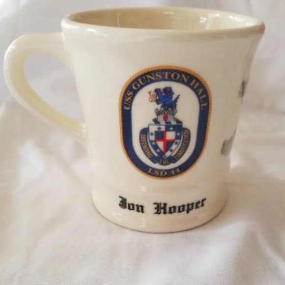USS Gunston Hall (LSD-44) with Jon Hooper’s name, Coffee Mug - Picture 1 of 7